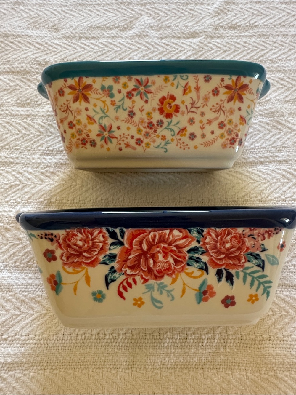 Pioneer Woman Floral Ceramic Mini Loaf Pans